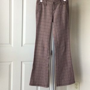 YNQ PLAID PANTS SIZE 0